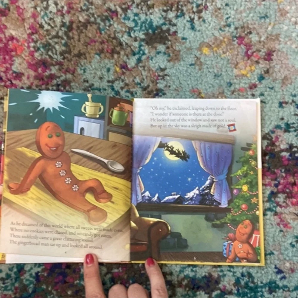 The Night Before Christmas book CD set gingerbread man little mermaid holiday